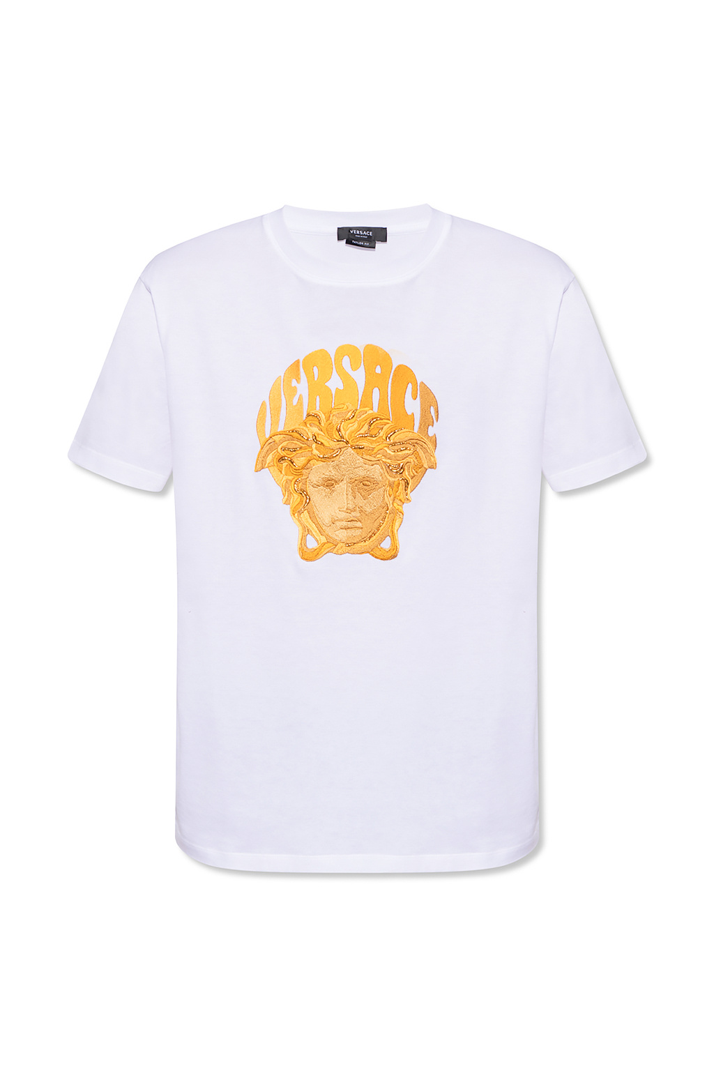 YACA embroidery t-shirt＋sweat half pt shirt Versace - Embroidered T - SchaferandweinerShops Canada